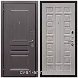 Двери МДФ для квартиры, Дверь входная Армада Экстра ФЛ-243 Эковенге / ФЛ-183 Сандал белый