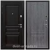 Металлические двери с шумоизоляцией и толстым полотном, Дверь входная Армада Премиум-Н ФЛ-243 Венге / ФЛ-138 Дуб Филадельфия графит