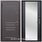 Белые двери с зеркалом, Дверь входная железная Армада Экстра ФЛ-243 Эковенге / СБ-16 Венге