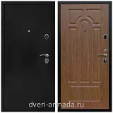 Дверь входная Армада Престиж Черная шагрень / ФЛ-58 Морёная берёза
