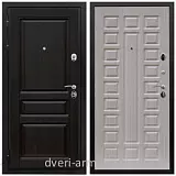 Металлические двери с шумоизоляцией и толстым полотном, Дверь входная Армада Премиум-Н ФЛ-243 Венге / ФЛ-183 Сандал белый