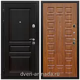 Металлические двери с шумоизоляцией и толстым полотном, Дверь входная Армада Премиум-Н ФЛ-243 Венге / ФЛ-183 Мореная береза