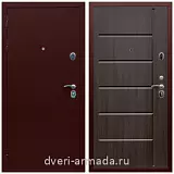 Входные двери Эврика, Дверь входная в квартиру Армада Люкс Антик медь / ФЛ-102 Эковенге утепленная с двух сторон уличная