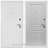 Светлые входные двери, Дверь входная Армада Престиж Белая шагрень 2080 / ФЛ-243 Дуб белёный