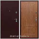 C порошковой окраской, Дверь входная утепленная Армада Люкс Антик медь / ФЛ-140 Мореная береза