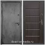 Дверь входная Армада Лофт ФЛ-291 Бетон тёмный / ФЛ-102 Эковенге