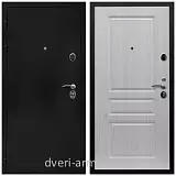 Входные двери черная шагрень, Дверь входная Армада Престиж Черная шагрень / ФЛ-243 Дуб белёный