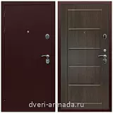 Входные двери в Подольске, Дверь входная Армада Люкс Антик медь / ФЛ-39 Венге с шумоизоляцией с замками высокого класса