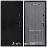 Черные входные двери, Металлическая дверь входная Армада Престиж Черная шагрень / ФЛ-138 Дуб Филадельфия графит