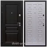 Металлические двери с шумоизоляцией и толстым полотном, Дверь входная Армада Премиум-Н ФЛ-243 Венге / ФЛ-183 Дуб беленый