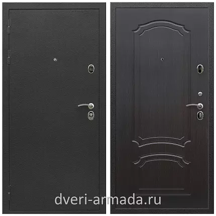 Дверь входная Армада Престиж Черный шелк / ФЛ-140 Венге