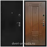Входные двери черная шагрень, Дверь входная Армада Престиж Черная шагрень / ФЛ-2 Морёная берёза