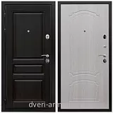 Металлические двери с шумоизоляцией и толстым полотном, Дверь входная Армада Премиум-Н ФЛ-243 Венге / ФЛ-140 Дуб беленый