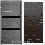 Дверь входная Армада Престиж Белая шагрень Торос графит / ОЛ-39 Эковенге