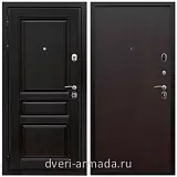 Толстые входные двери, Дверь входная Армада Премиум-Н ФЛ-243 / ПЭ Венге на дачу