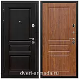 Металлические двери с шумоизоляцией и толстым полотном, Дверь входная Армада Премиум-Н ФЛ-243 Венге / ФЛ-243 Мореная береза