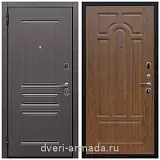 С шумоизоляцией для квартир, Дверь входная одностворчатая Армада Экстра ФЛ-243 Эковенге / ФЛ-58 Мореная береза на заказ