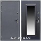 С зеркалом и шумоизоляцией, Дверь входная Армада Лондон Антик серебро / ФЛЗ-120 Венге